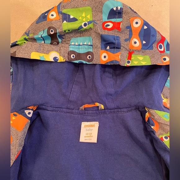 Gymboree Baby | Monster Windbreaker Jacket, EUC, 12-18 months - Picture 4 of 8